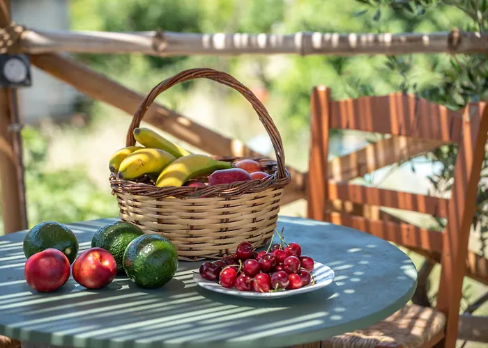 Eco Olive Treehouse مكان تخييم *